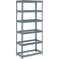 Global Industrial Extra Heavy Duty Shelving 36W x 24D x 84H With 6 Shelves, No Deck, Gray B2297235